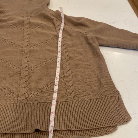 United by Blue 100% Organic Cotton Cable Knit Coastal Grandma Sweater XL - Picture 5 of 7